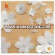 popular modern style 3D Mesh Chiffon flower african lace embroidery fabric for wedding dress