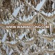 Hot sale 3d lace fabric,sequin tulle party dress fabric