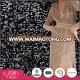 Manufactory price different design black poly polyester glitter mesh fabric for dress